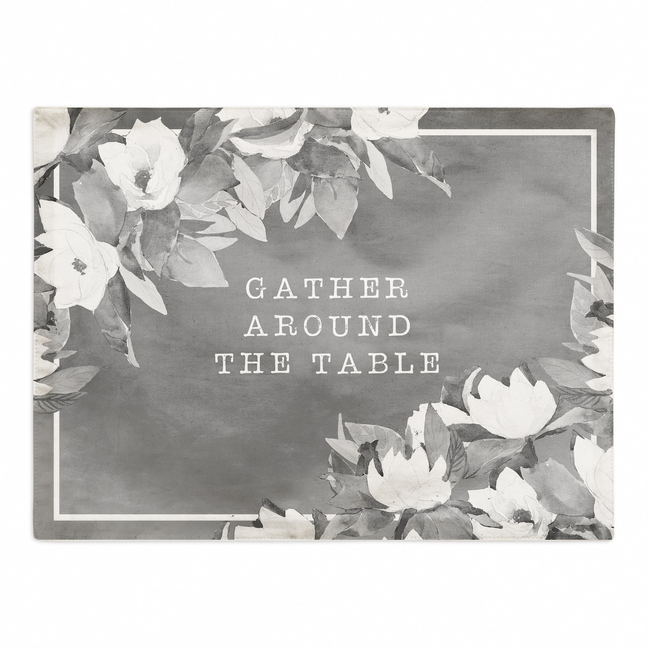 Gather Around the Table 18" x 14" Cotton Twill Placemat